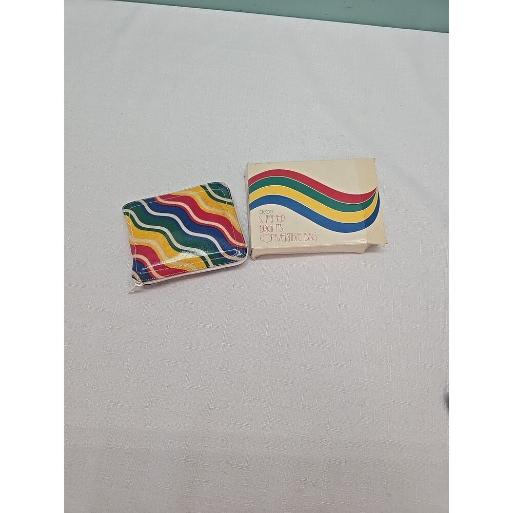 Vintage 1984 Avon Summer Brights Convertible Bag